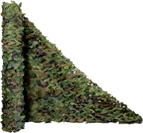 Camouflage Netting Bulk Roll - Woodland Camo, 1.5 x 2 m