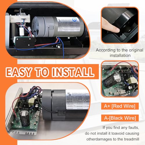 3.0HP Treadmill Motor with Flywheel - Replacement for NordicTrack & ProForm