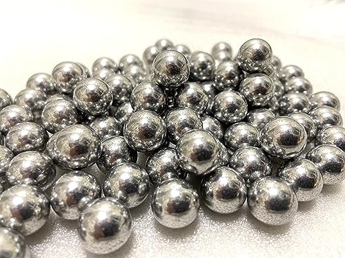 .50 Caliber Aluminum Paintballs - 100 Count, 2.8g Balls for Training & Self Defense