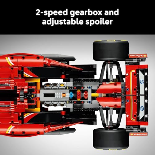 LEGO Technic Ferrari SF-24 F1 Model Car Kit - 1:8 Scale, 1362 Pieces
