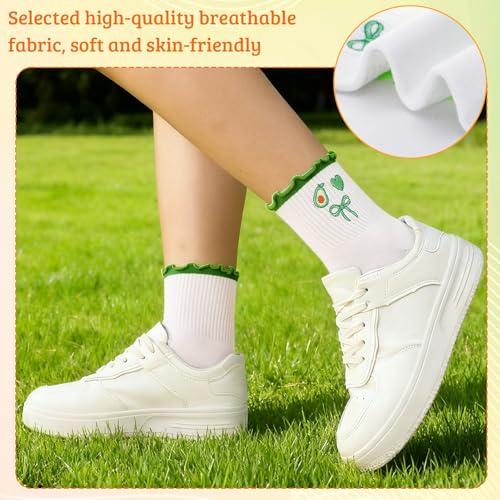 Non-Slip Pilates Yoga Socks - 2 Pairs - Green & Yellow