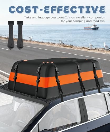 6PCS Roof Cargo Tie Down Hooks - Universal Car Luggage Straps