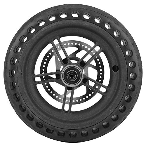 Scooter Wheel Hub Tyre, Shock Absorbing Anti Explosion Honeycomb Electric Scooter Rear Tire Wheel Replacement Set Compatible with Mijia M365 Electric Scooter