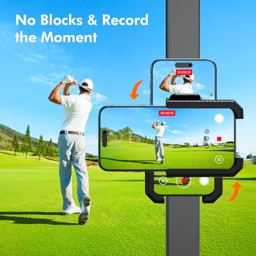 Magnetic Golf Cart Phone Holder - 360° Rotatable, Secure Fit