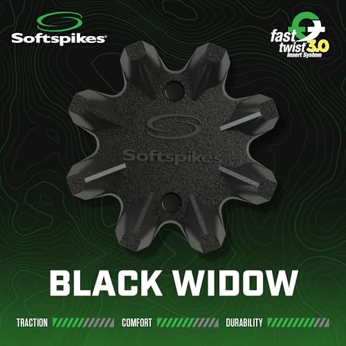 Black Widow Golf Cleats - Fast Twist 3.0 | 18 Count Pack