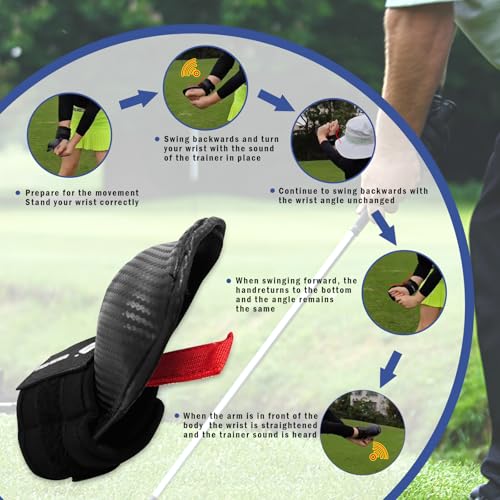 Golf Wrist Trainer - Swing Alignment & Control Aid for Beginners & Pros