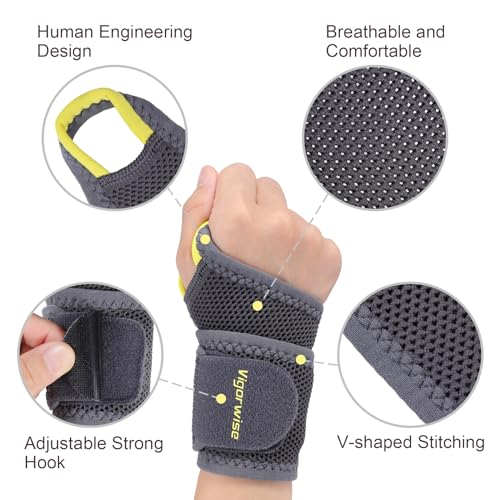 Breathable Nylon Wrist Brace for Carpal Tunnel Relief - Adjustable Support