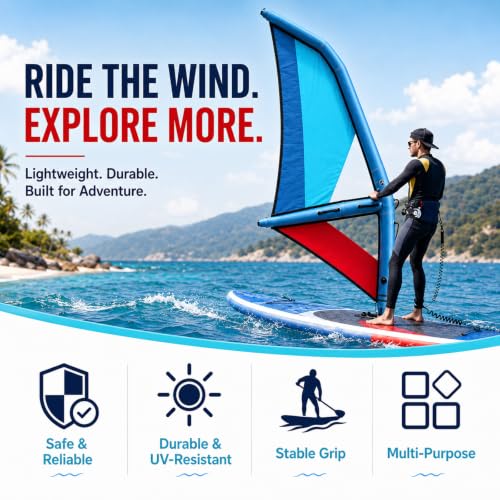 Inflatable Surfing Wing Sail - 3.2㎡ for Water Activities