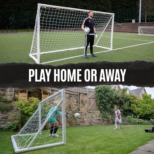 Portable Soccer Goal - 30 Second Set-Up, 8 x 5' Weatherproof Design