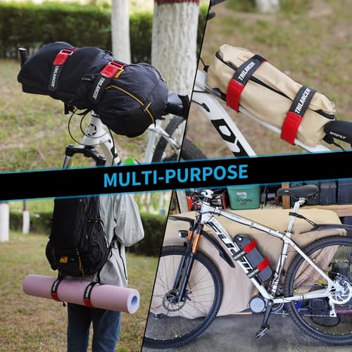 26'' Anti-Slip Bike Rack Straps - Heavy-Duty Silicone Coating (2 Pcs)