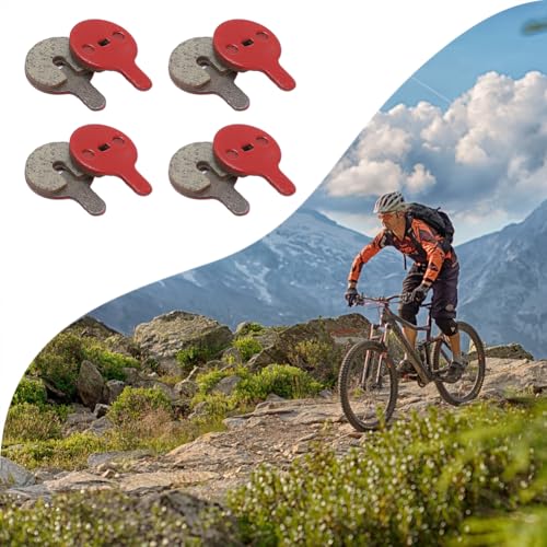 Semi-Metal Bicycle Brake Pads - Low Noise for BB5/M446 - 4 Pairs