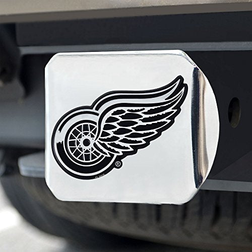 NHL Detroit Red Wings Chrome Hitch Cover - Fits 2" Hitches