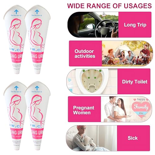 Disposable Female Urination Device - 30 Pack Pee Funnel for Women
