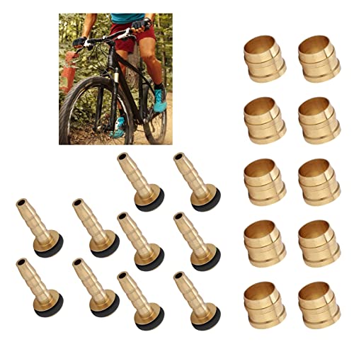 Hydraulic Brake Hose Olive Insert - 10 Set Connector for Bikes
