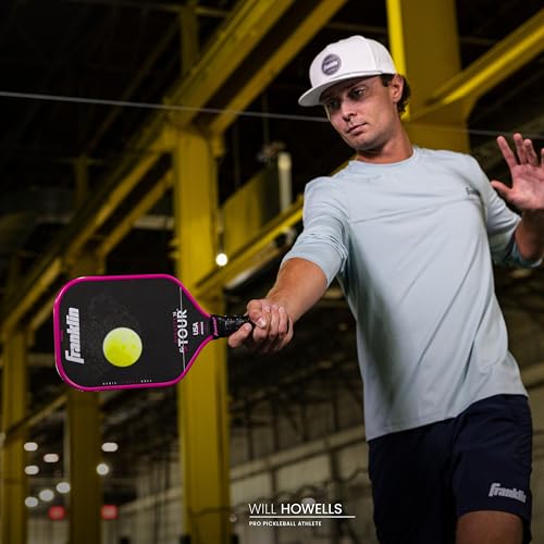 Franklin Sports Outdoor Compact Pickleballs - Training Balls for Pickleball Practice + Skills Training - Mini 69mm Outdoor Balls - Optic Yellow - 3 Pack