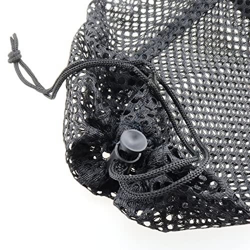 Nylon Mesh Golf Pouch - Holds 48-56 Balls, Adjustable Drawstring