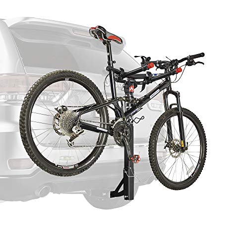 Deluxe 2-Bike Hitch Mount Rack - Silver/Black (522RR)