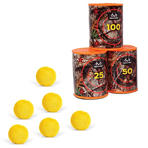 NKOK Realtree Camouflage Handheld Slingshot Set with Foam Balls & Targets - Ages 6+