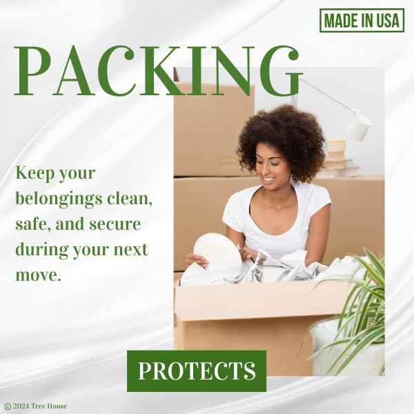 Packing Paper Sheets for Moving - 630 Sheets of Newsprint Paper - Must Have in Your Moving Supplies - 27" x 17" - Made in USA