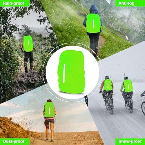 Waterproof Rain Cover for Backpack - S Size (18L-25L) Green