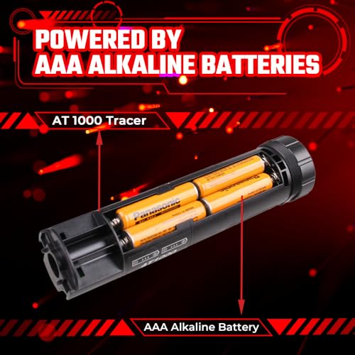 AT1000 Airsoft Tracer Unit - Glow in the Dark Green BBs (Black)