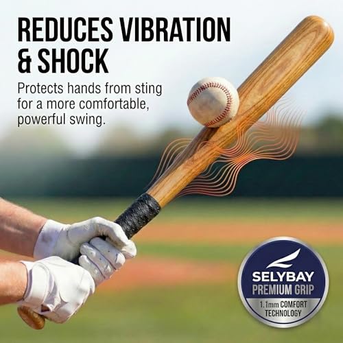 Baseball Bat Grip Tape 1.1mm - Shock-Absorbing Softball Wrap