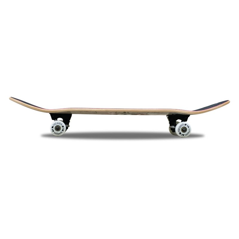 Yocaher Punked Complete Skateboard 7.75" x 31" Pro Skateboards with Black Widow Grip Tape, Aluminum Alloy Truck, ABEC-9 Bearing, 54mm Skateboard Wheels (Complete 7.75" Rasta)