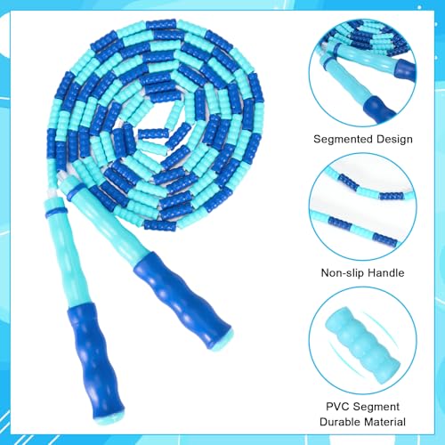 Adjustable Beaded Jump Rope - 2 Pack for Kids & Adults