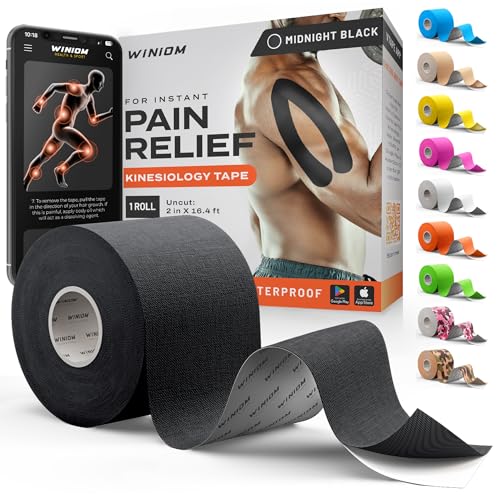 Waterproof Kinesiology Tape for Joint Support | 2"x16.4ft Roll
