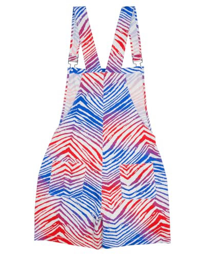 Buffalo Bills Zebra Ombre Shortalls - Unisex Adult Overalls