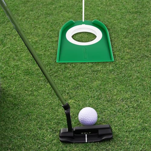 2-Pack Portable Golf Putting Cup with Flag - Indoor & Outdoor Training Aid