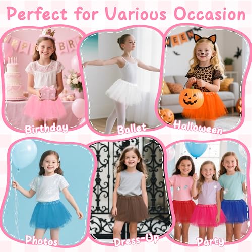 Toddler Tutu Skirt - 3 Layer Neon Green Ballet Dress