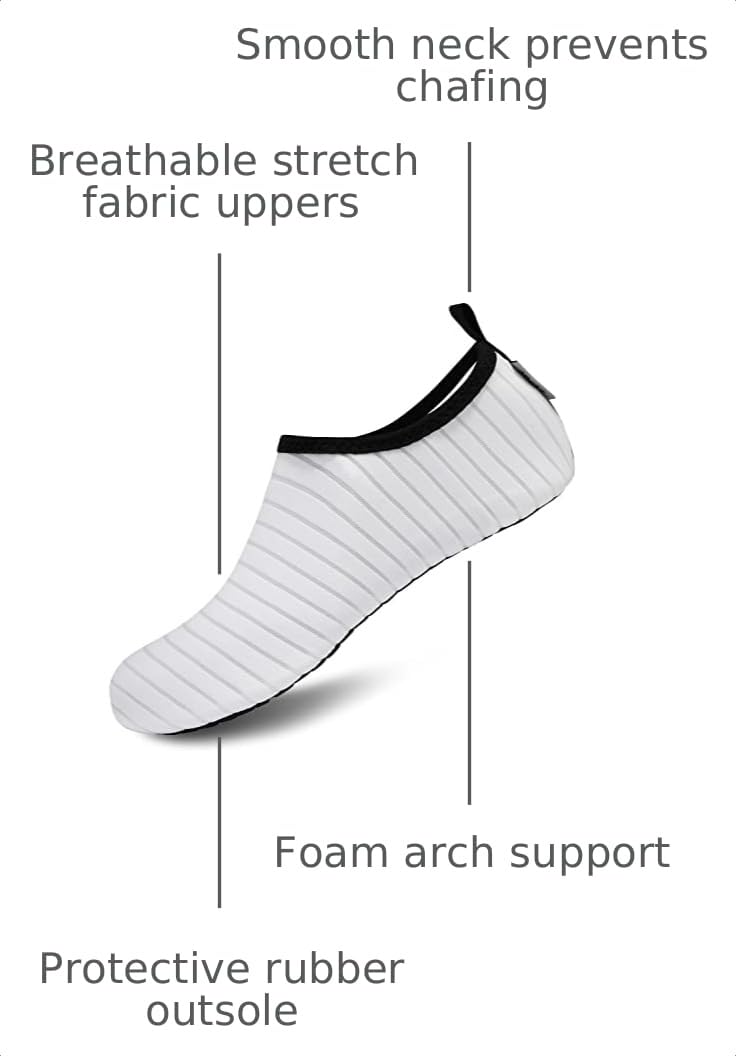VIFUUR Water Sports Unisex Shoes White - 11-12 W US / 9.5-10.5 M US (42-43)