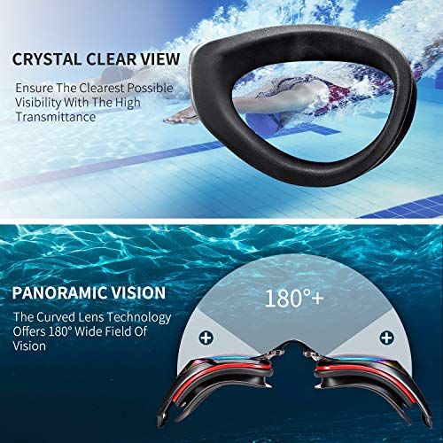 Nearsighted Swim Goggles, Shortsighted Optical Swimming Goggles No