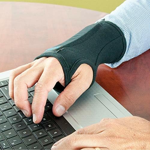 IMAK Brownmed RSI SmartGlove - Glove for Arthritis, Tendonitis & Carpal Tunnel - Compression Glove - Working & Gaming Wrist Support Brace with Splint - Small