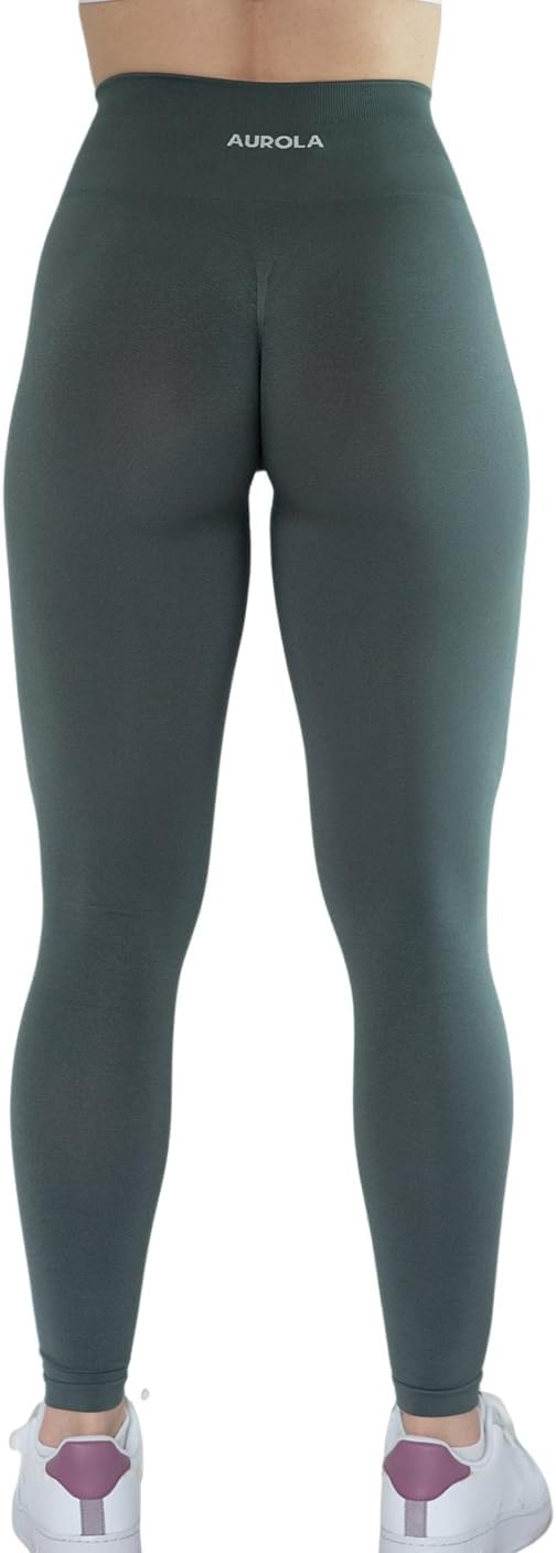 AUROLA Workout Leggings - Seamless Scrunch Tights with Tummy Control for Gym & Yoga | Women's Activewear