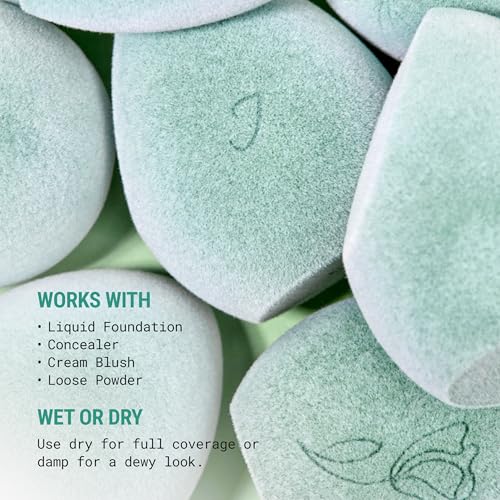 JUNO & Co Microfiber Makeup Sponge Dual-Layer for Full Coverage