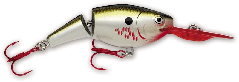 Rapala Jointed Shad Rap 04 Fishing Lures (Bleeding Olive Flash, Size- 1.5)