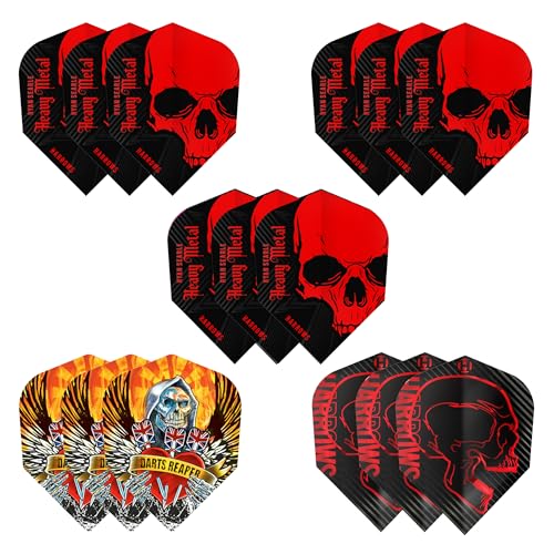 100 Micron Dart Flights - Premium Extra Strong, 15 Pack