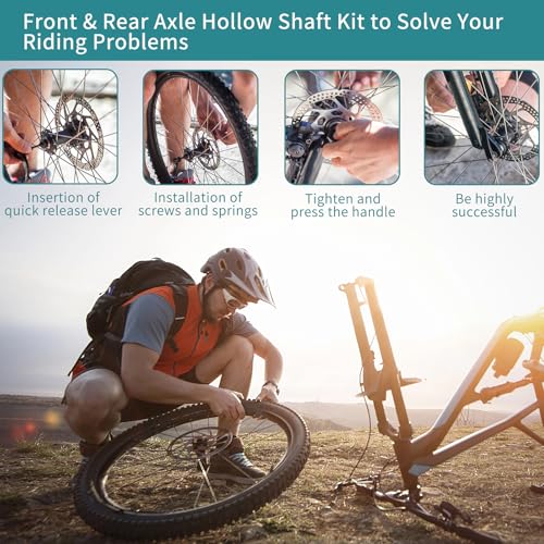 High Hardness MTB Quick Release Skewer Set - Universal Axle for 20-28in Bikes