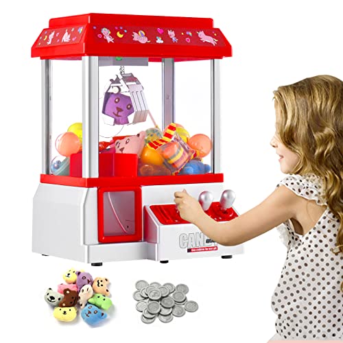 Mini Claw Machine Arcade Game - Candy Grabber Prize Dispenser