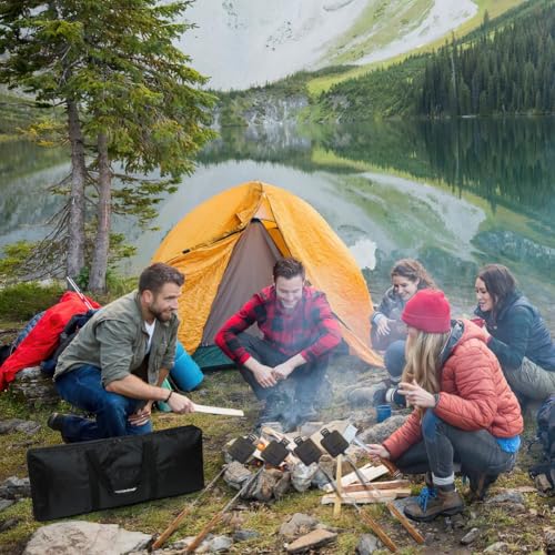 Heavy Duty Water-Resistant Pie Iron Storage Bag Fits 4 Campfire Pies