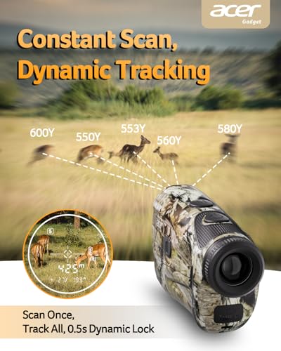 Laser Golf Rangefinder with Slope Switch & Pin Lock Vibration