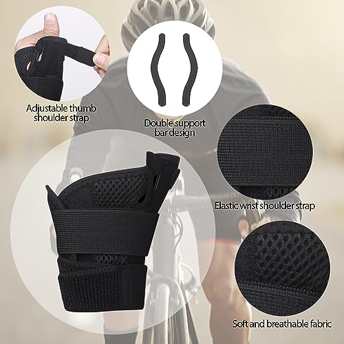 Adjustable Thumb Splint for Arthritis Pain Relief - Black