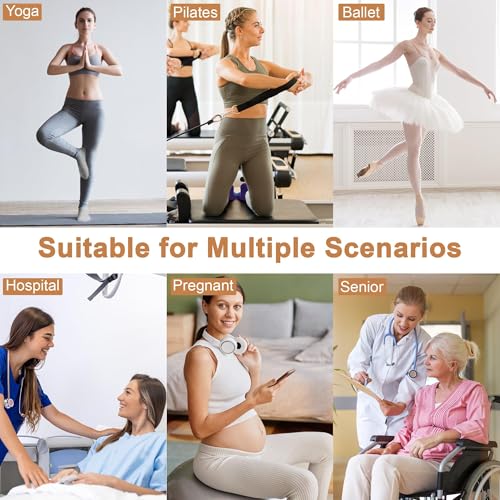 Non-Slip Grip Socks for Women - 4 Pack Yoga Barre Ballet