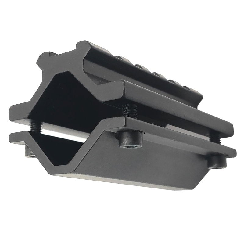 BVGD Scope Barrel Clamp Mount Adapter with Weaver Picatinny Rail 5 Slots
