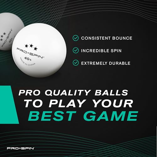 High-Performance Ping Pong Balls - White, 12 Pack