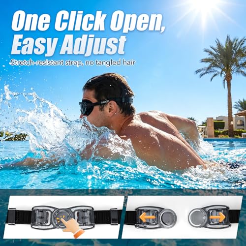Seago Adult & Youth Anti-Fog Swim Goggles Clear View UV400 Pool Goggles