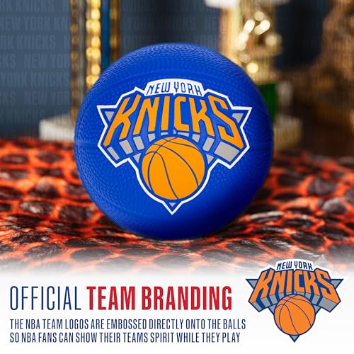 Mini Foam Basketball - New York Knicks - 5.5" Soft PU Ball
