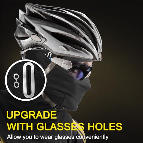 Lightweight Breathable Balaclava - UPF50 Sun Protection, Black - One Size